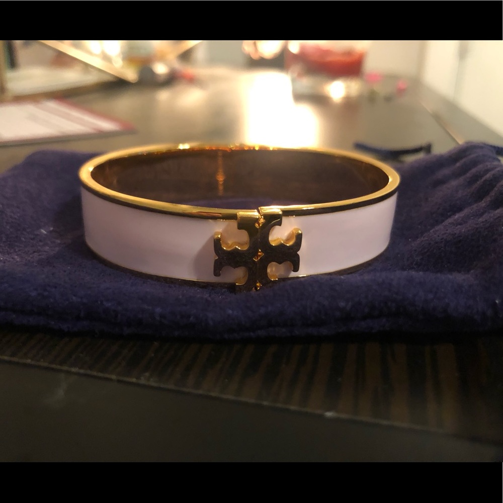 Pink and gold tory Burch bracelet